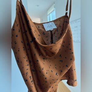 Rust colored cowl neck tank top from revolve. Hardly worn